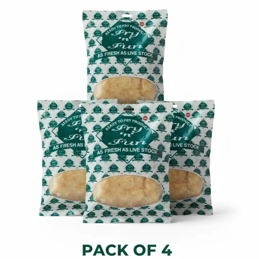 Fry N Fun Fish Finger – Ready to Fry Frozen Snack (4 Pieces)