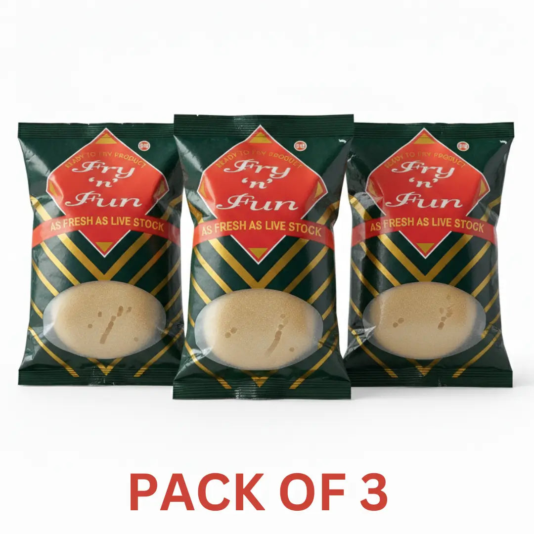 Fry N Fun Fish Fry – Ready to Cook Frozen Snack (2 Pieces)