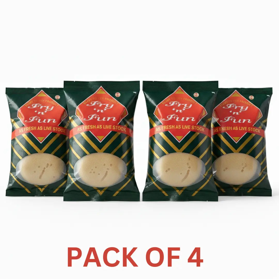 Fry N Fun Fish Fry – Ready to Cook Frozen Snack (2 Pieces)