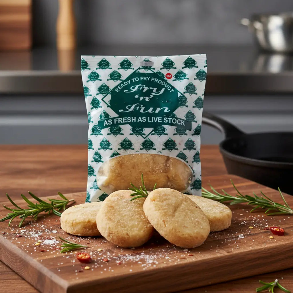 fry N fun Fish Finger | Frozen Snacks | pack of 4 | Ready-to-Fry